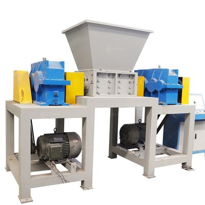 800-5000kg/h 容量 ツインシャフト設計とPLC制御の金属スクラップシェラダー