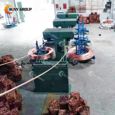 12000T/年 カテ銅棒 上向き連続鋳造とロール機械