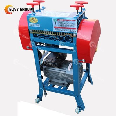 4.5kw 廃棄物ケーブル切断 プラスチックカバー 銅をゴム/プラスチックキャッシングから分離するストリッパーマシン