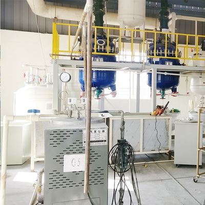 金属精製工場の表面 銀の剥離と锡の電解装置