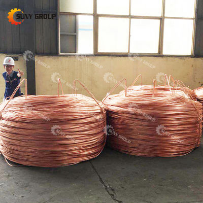 12000T/年 カテ銅棒 上向き連続鋳造とロール機械