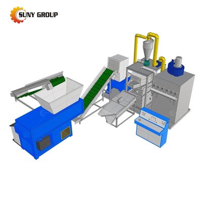 銅線ケーブルリサイクリング granulator分離機 99%の分類効率