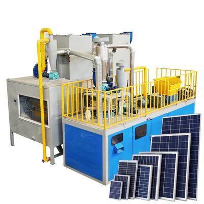 住宅用太陽光発電の発電ラインの廃棄物太陽光パネルリサイクルマシン