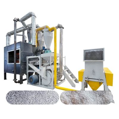 アルミニウムプラスチック分離装置を持つACPスクラップの粉砕と分離機