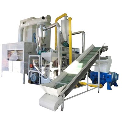 PLC制御されたスクラップアルミニウムホイールリサイクルプラント アルミニウムプラスチック分離機