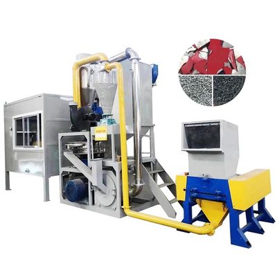 PLC制御されたスクラップアルミニウムホイールリサイクルプラント アルミニウムプラスチック分離機