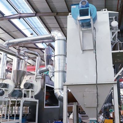 PLC制御されたスクラップアルミニウムホイールリサイクルプラント アルミニウムプラスチック分離機