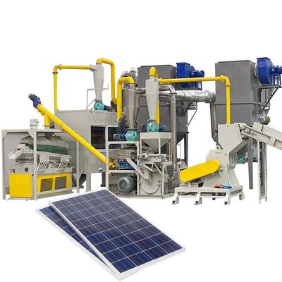多結晶と単結晶の太陽光板のリサイクル装置 体重7500kg