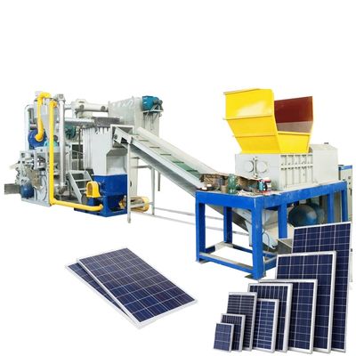 多結晶と単結晶の太陽光板のリサイクル装置 体重7500kg