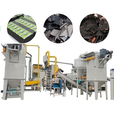 リチウム電池リサイクルプラントの設備 バッテリー廃棄物処分 25 200-1000KG/H