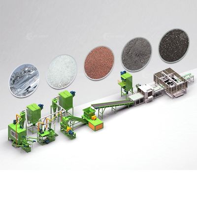ソーラーパネルを解体し,リサイクルする機器のための200~1000kg/hのPV復元機