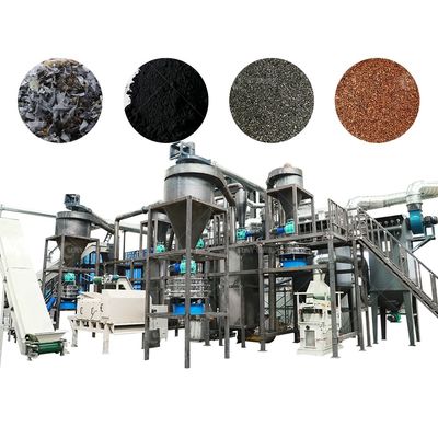 リイオン電池リサイクルマシン 200-1000KG/H 廃棄物EV電池をリサイクルする最も簡単な方法