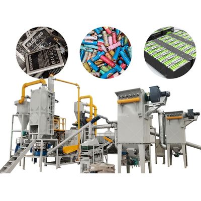 カソード粉末生産ラインのための200~1000KG/H リチウム電池リサイクルマシン