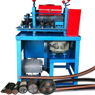 15M/Min ケーブルリサイクル産業用銅ケーブルワイヤリストリッピングマシン 1-38mm