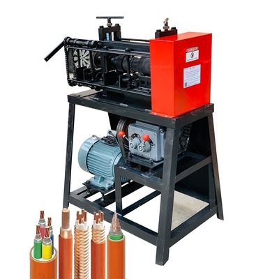 15M/Min ケーブルリサイクル産業用銅ケーブルワイヤリストリッピングマシン 1-38mm