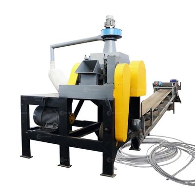 ACSRワイヤリサイクルマシン 専用3速トランスミッション減速器を装備