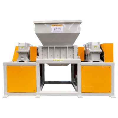 木製の箱紙紙プラスチックリサイクルのためのPLC制御ダブルシャフトシレッダー