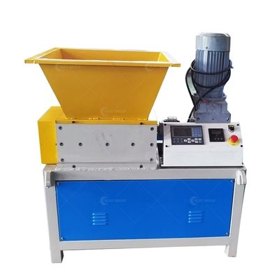 重量廃棄物管理のためのポータブルミニ廃棄物プラスチックシレッダーダブルシャフト