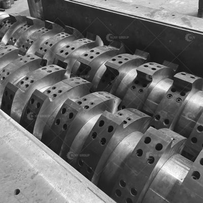 高生産性 工業建設廃棄物用 双軸シェルダー 800-5000kg/h