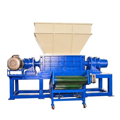 9CrSi/D2/SKD-11 プラスチックタイヤ 木材と金属スクラップのためのダブルシャフトシェードラー