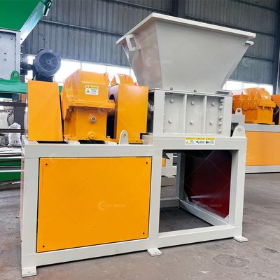 多機能の廃棄物分解機 プラスチックの粉砕機 30-50kg カスタマイズされたミニダブルシャフト粉砕機